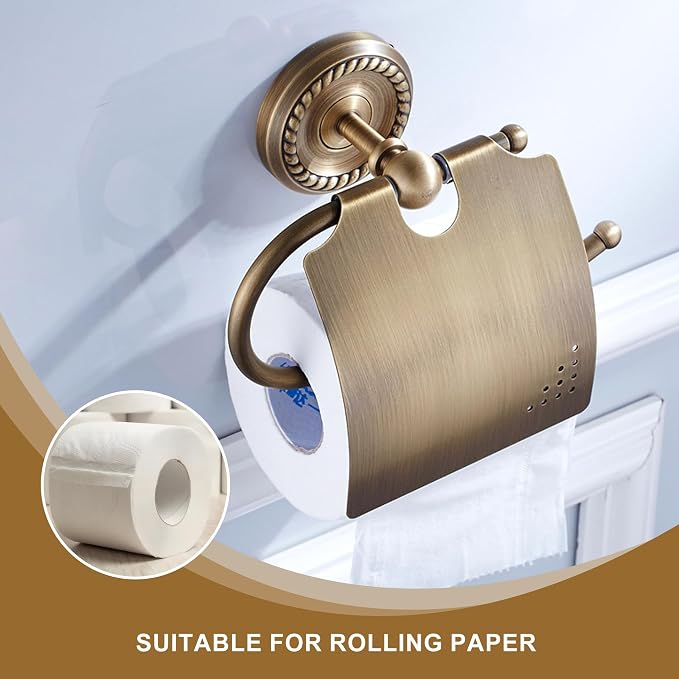 Toilet Paper Holder Withlid