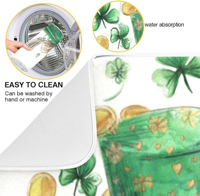 irish hat clovers gold coins