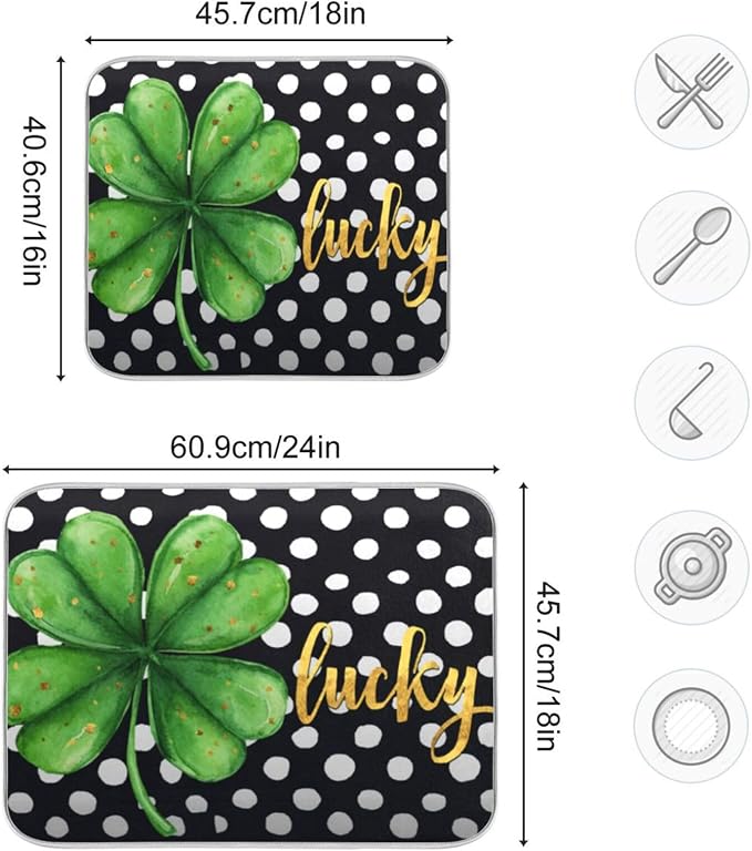 shamrock polka dot