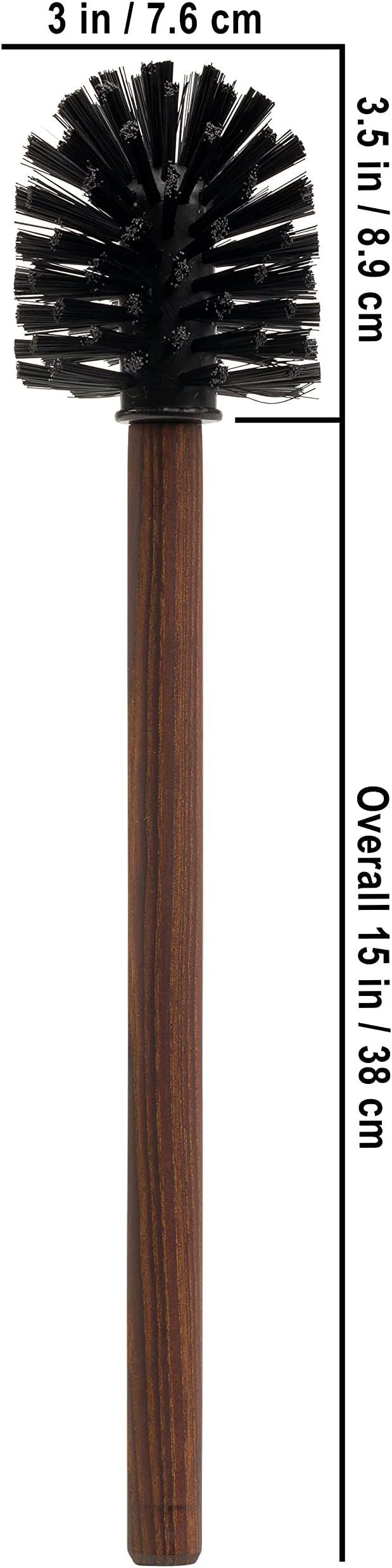 Oiled Thermowood and Nylon Bristles