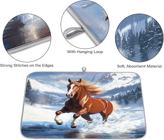Running Horse Snow Mountain
