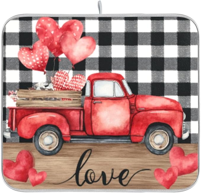truck heart balloons