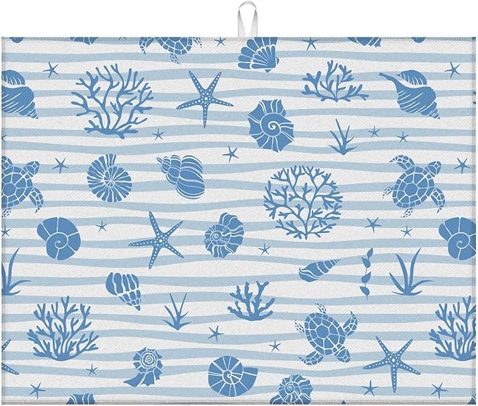 Blue Sea Turtle Shell
