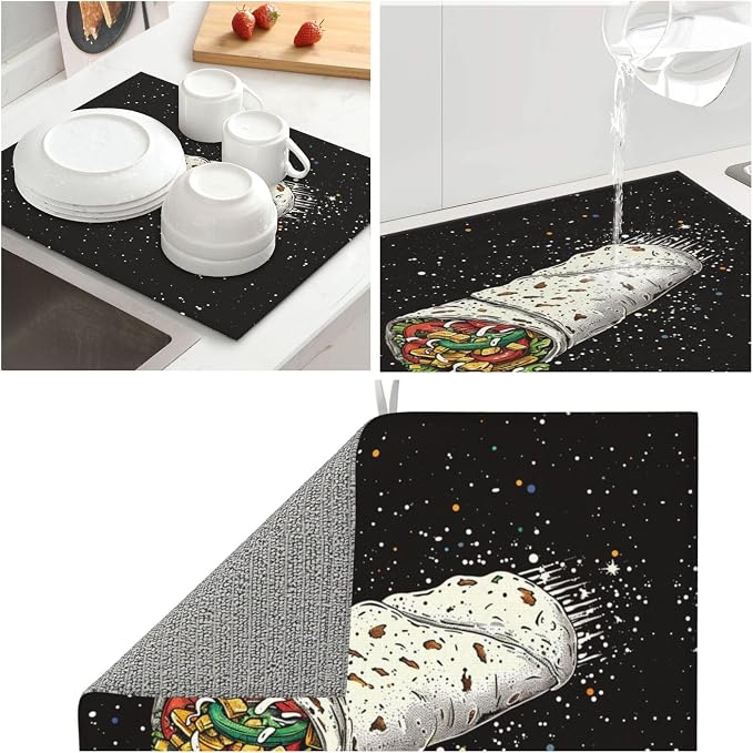 Cartoon Space Theme Burrito