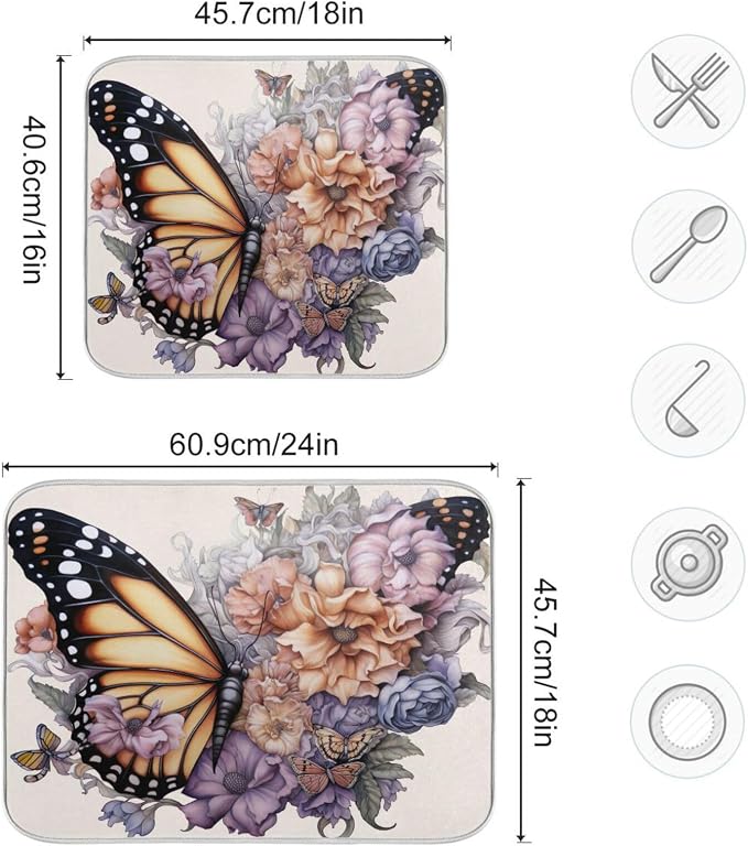 Butterfly and Flowers