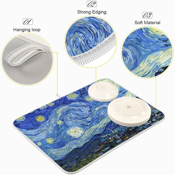 Van Gogh's Starry Sky Blue