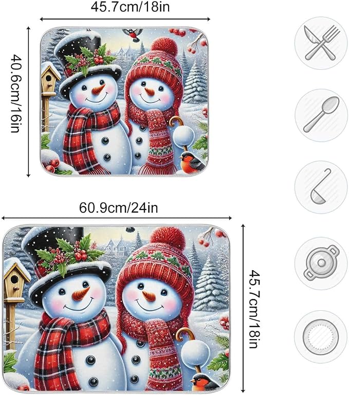 Winter Christmas Snowman-2