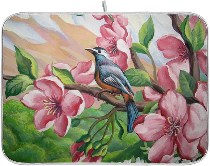 Cherry Blossoms Pink Birds