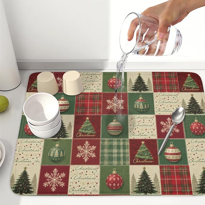 Christmas-checkered