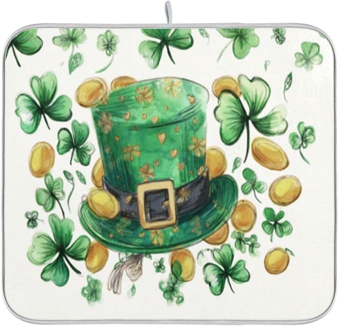 irish hat clovers gold coins