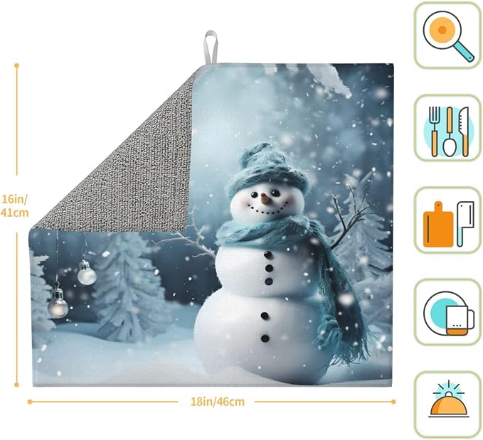 Christmas Snowflake Snowman