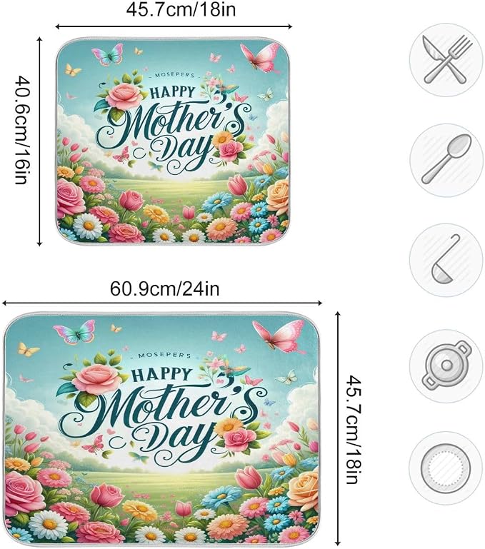 Happy Mother's Day Flower Butterfly