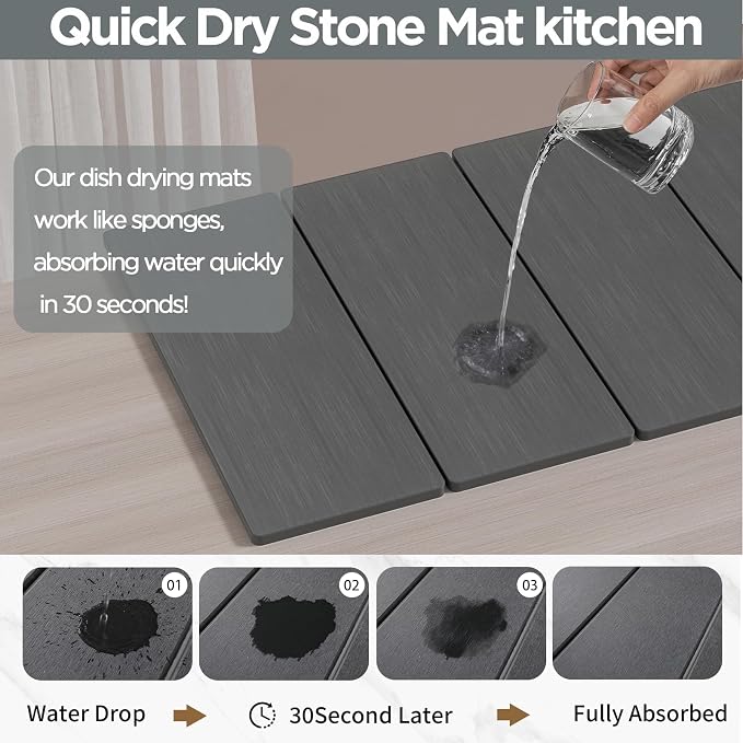 Dark Grey 4-Fold Solid(1 large+1 small)