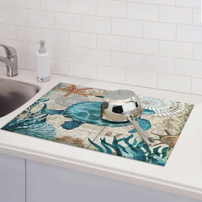 Ocean Theme Sea Turtle Seahorse Whale Octopus