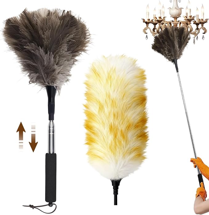 Ostrich Feather Color+wool Color