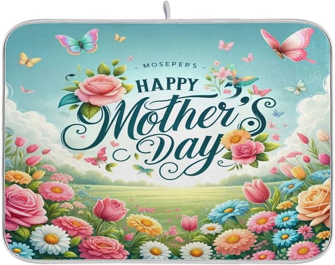 Happy Mother's Day Flower Butterfly