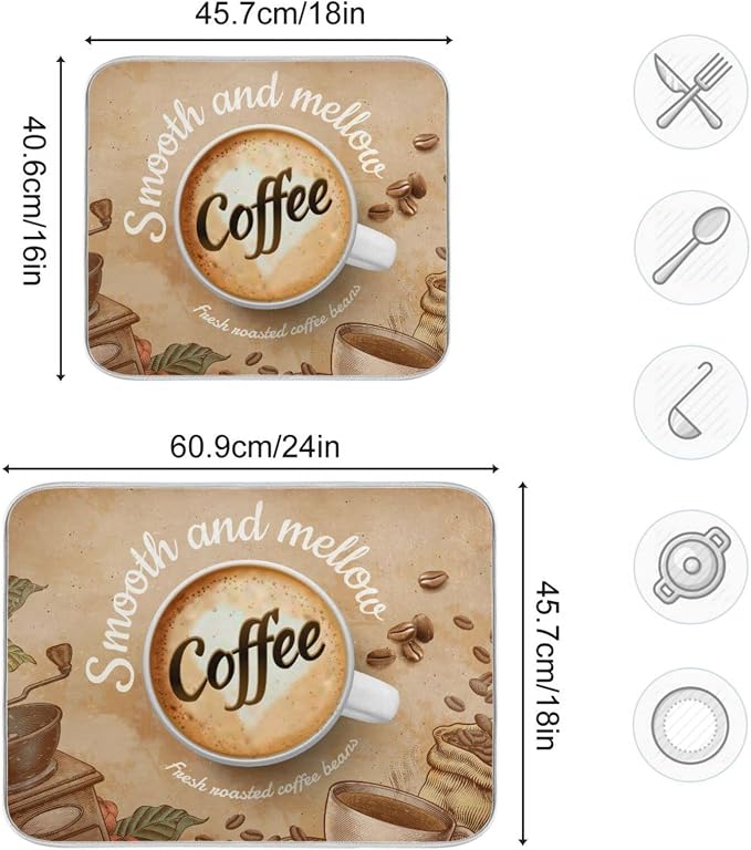 Coffee Cup Retro Brown