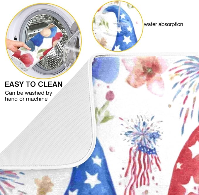 cute gnomes american flag