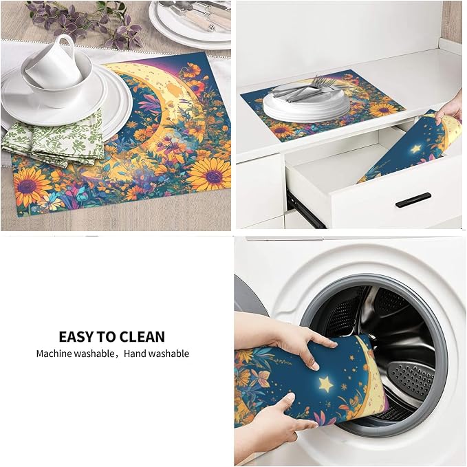 Fantasy Moon Night Floral