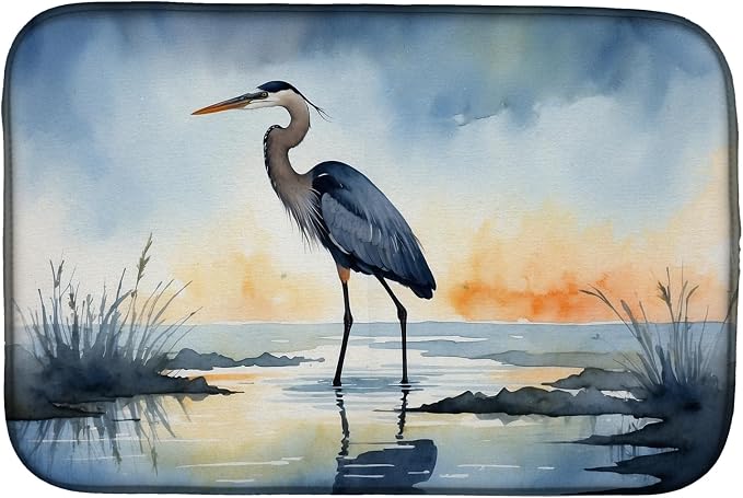 Blue Heron Barely Lit Sky 7501