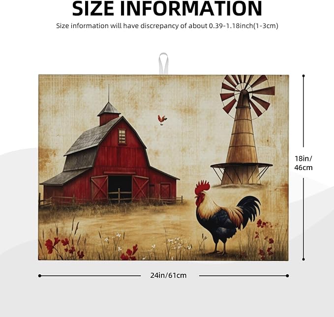 Farm Barn Windmill Rooster