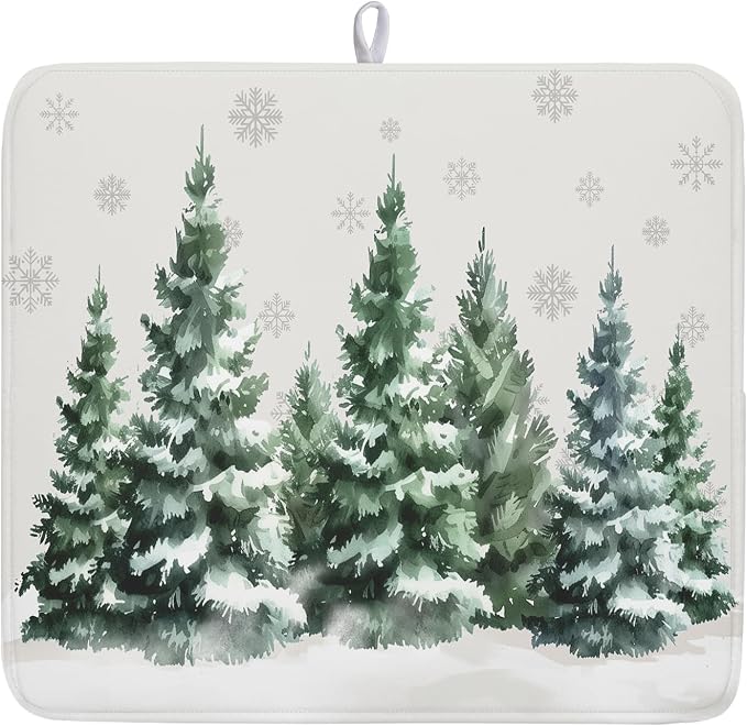 Christmas Pine Tree-White
