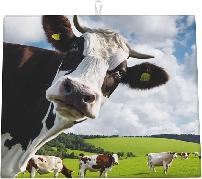 Black White Funny Cow