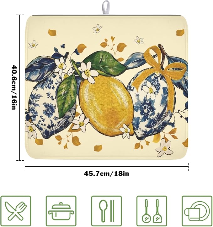 Lemon Daisy Chinoiserie