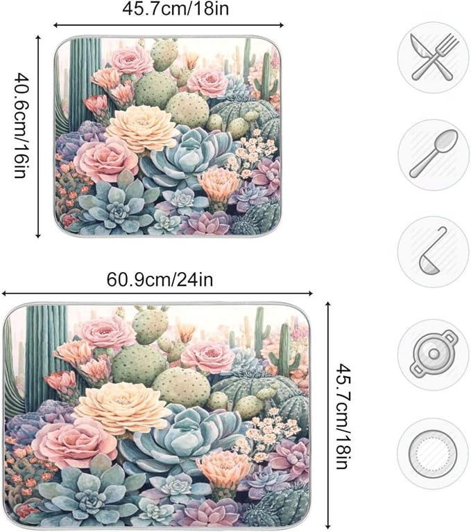 blooming cacti and succulents
