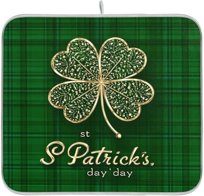 gold four-leaf clover