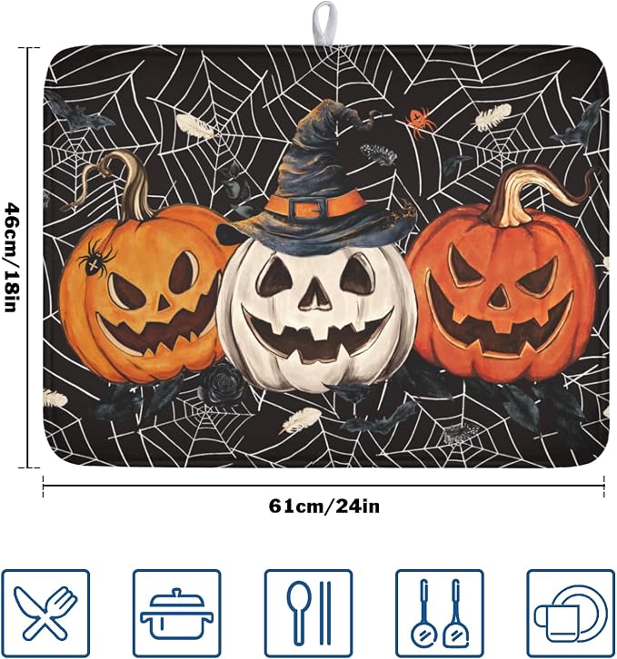 Halloween-pumpkin spiderweb