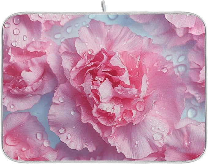 Pink Carnations Droplets