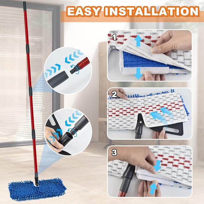 Mop Heads Replacements for Ocedar 3-action Mop