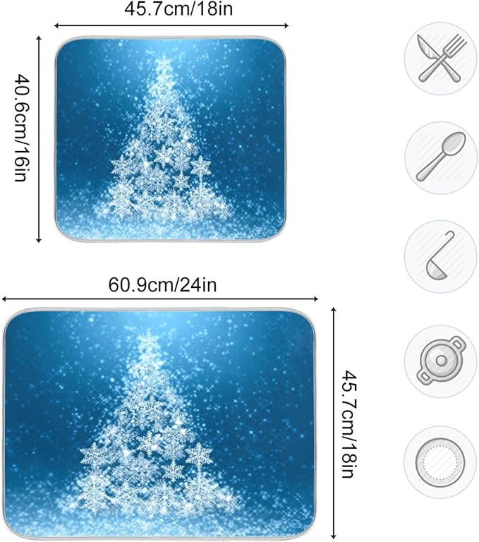christmas tree white snowflake