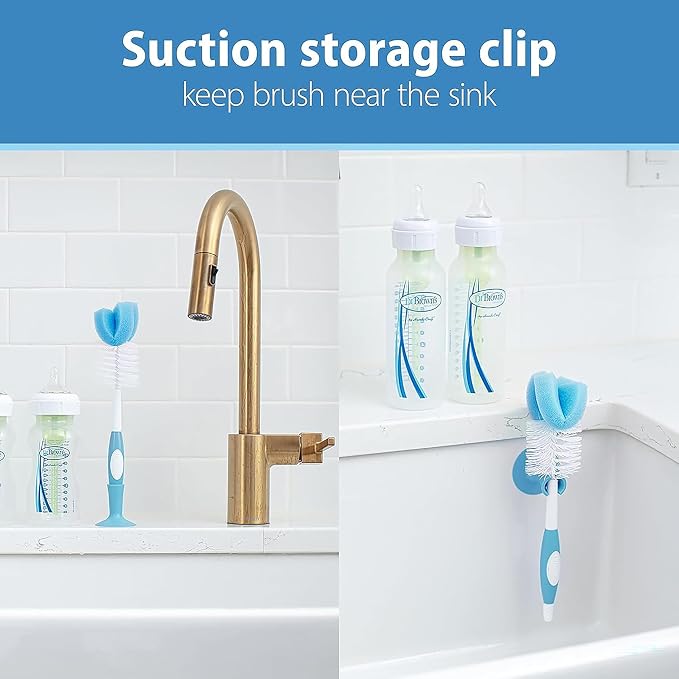 Silicone Brush Set + Blue Brush, 3-pack
