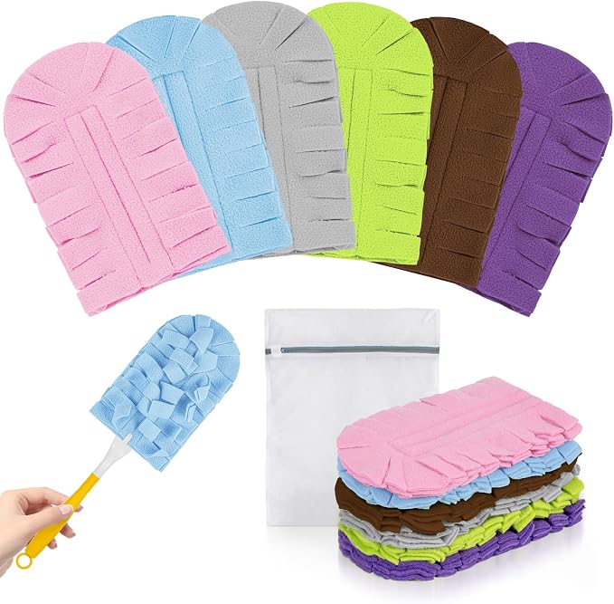 Light Blue,pink,purple,green,gray,dark Brown