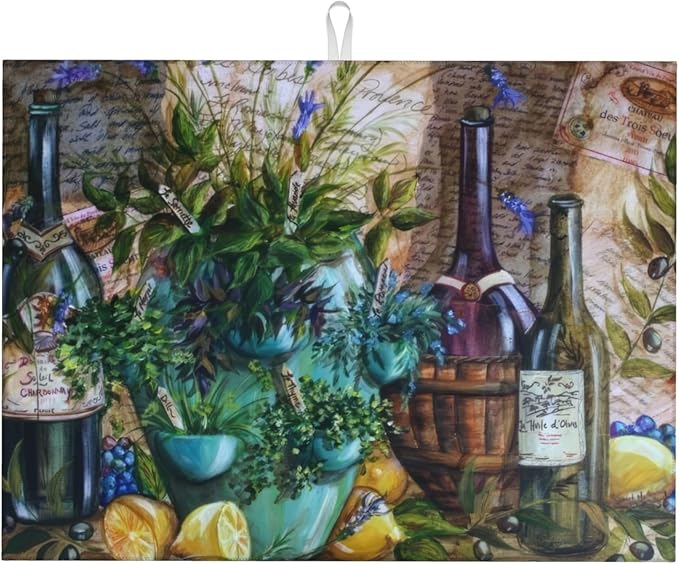 Retro Colorful Wine Flower