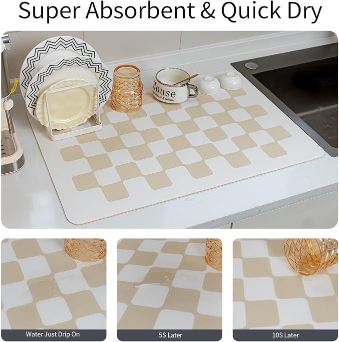 Beige Checkered