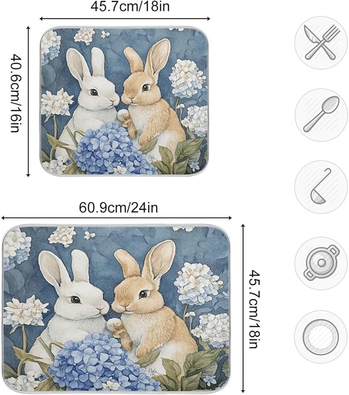 easter hydrangea bunny