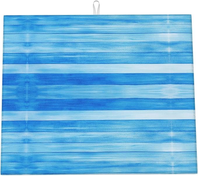 Ombre Blue Wood Grain