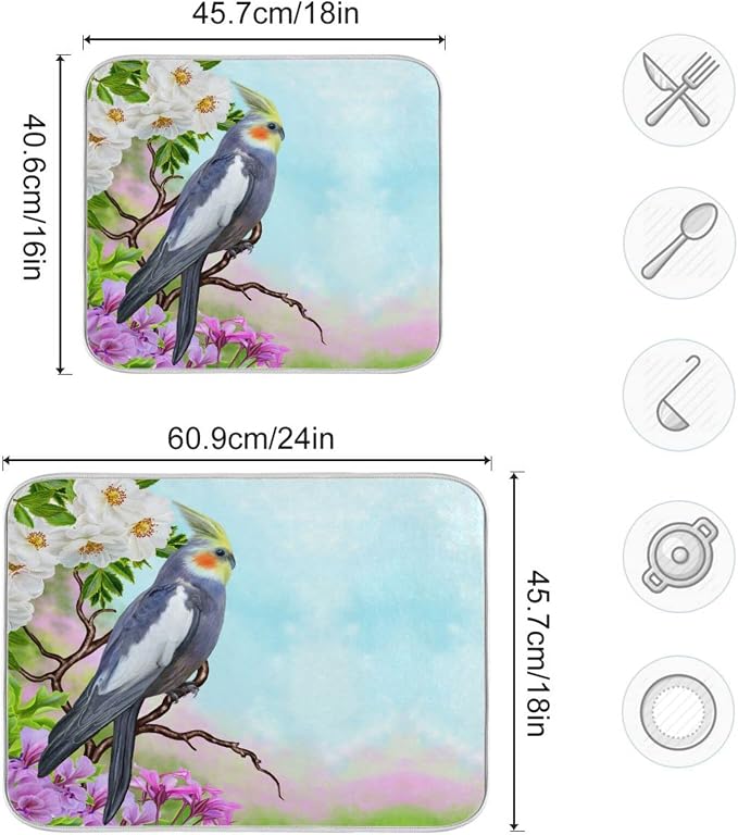 Parrot Peach Blossom Flowers