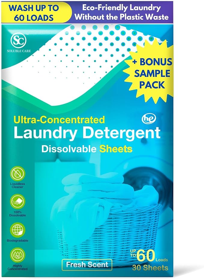Laundry Detergent Sheets + Sample Pack