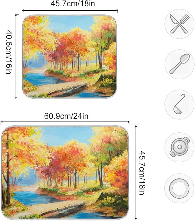 Forest Oil Painting Autumn