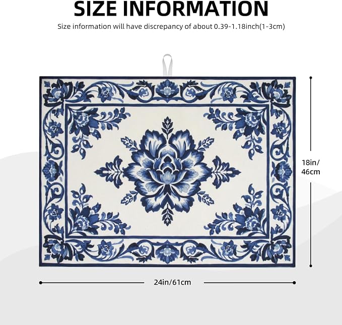 Blue White Floral 13