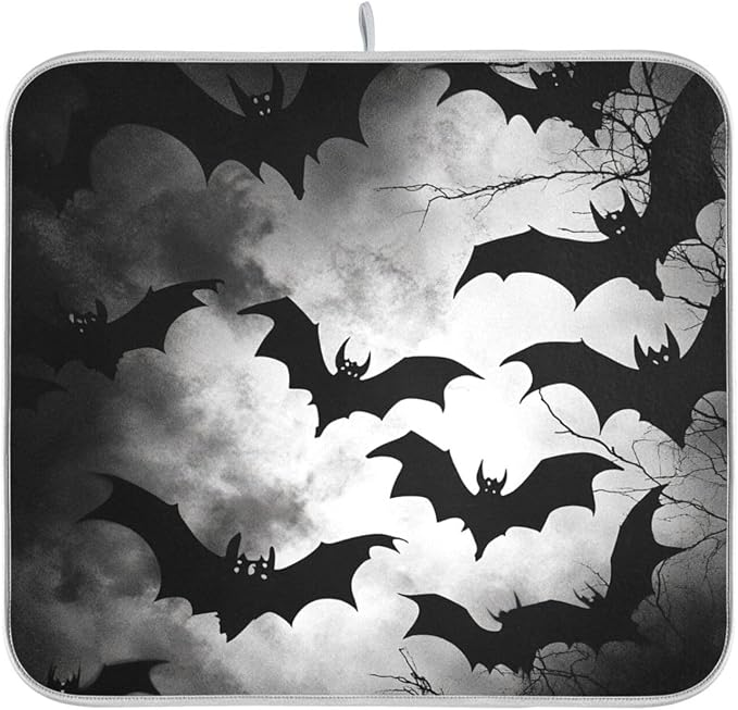 Grey Halloween Bats