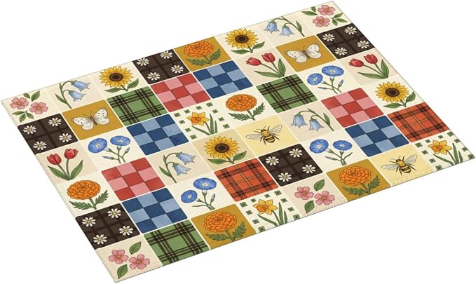 Flower Plaid Tile