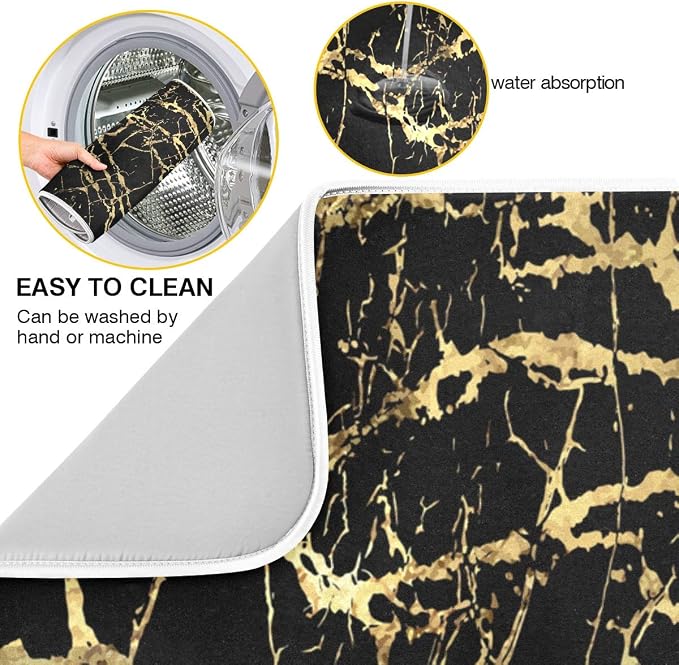 Black Gold Marble