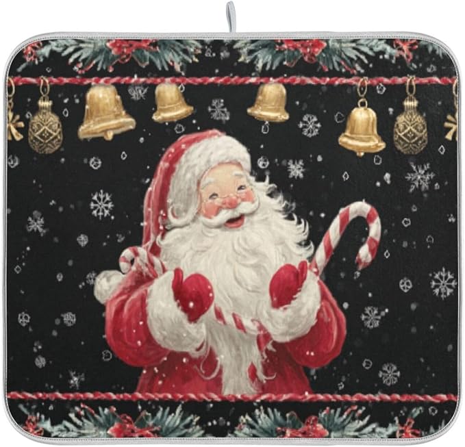 santa claus candy cane