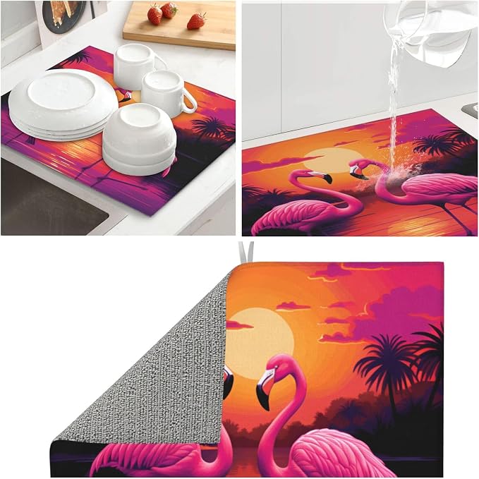 Pink Flamingo Sunset