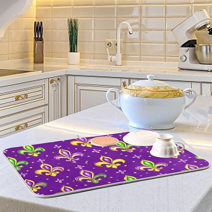 Bright Purple Fleur-de-lis